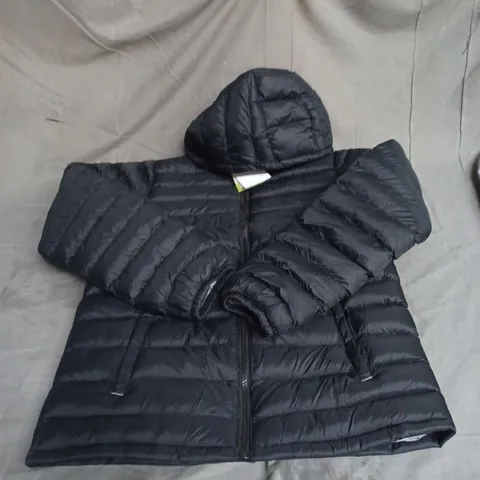 MOUNTAIN WAREHOUSE SEASONS 2 KIDS PADDED JACKET IN BLACK SIZE 13YRS