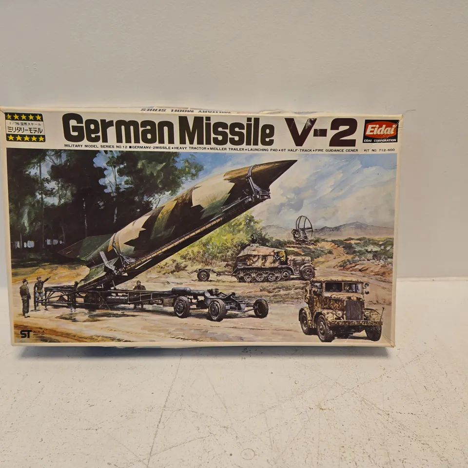 GERMAN MISSILE V-2 MODEL KIT – IN ORIGINAL BOX
