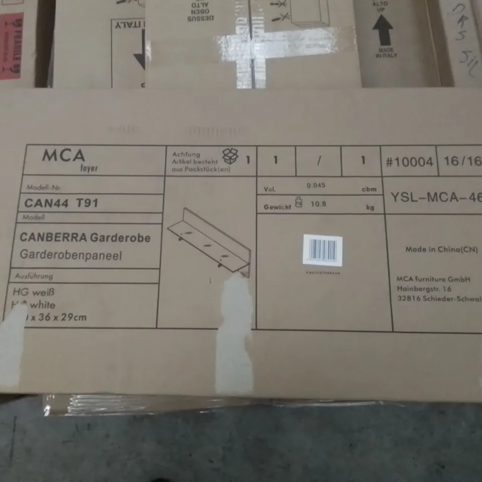 BRAND NEW & BOXED CANBERRA ENTRANCEWAY PANEL SHELF (1 BOX)