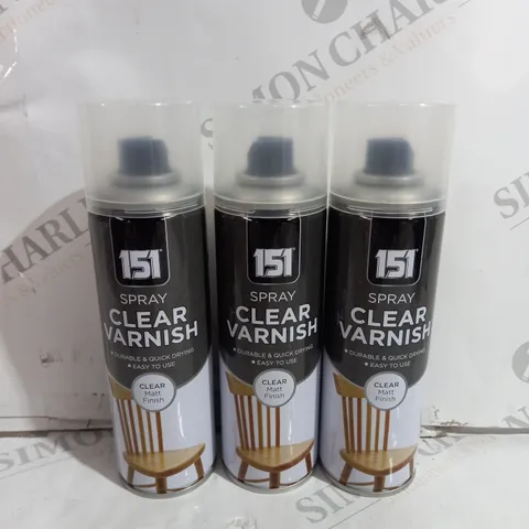 BOX OF 12 151 SPRAY CLEAR VARNISH