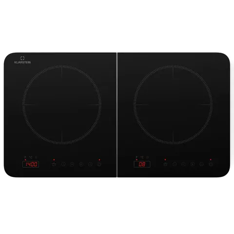 COOKIO 3500W 2 RING PORTABLE INDUCTION HOB BLACK BOXED