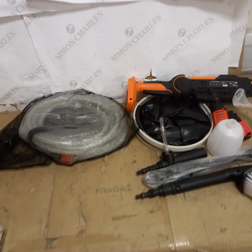YARD FORCE 22BAR 20V AQUAJET CORDLESS PRESSURE CLEANER
