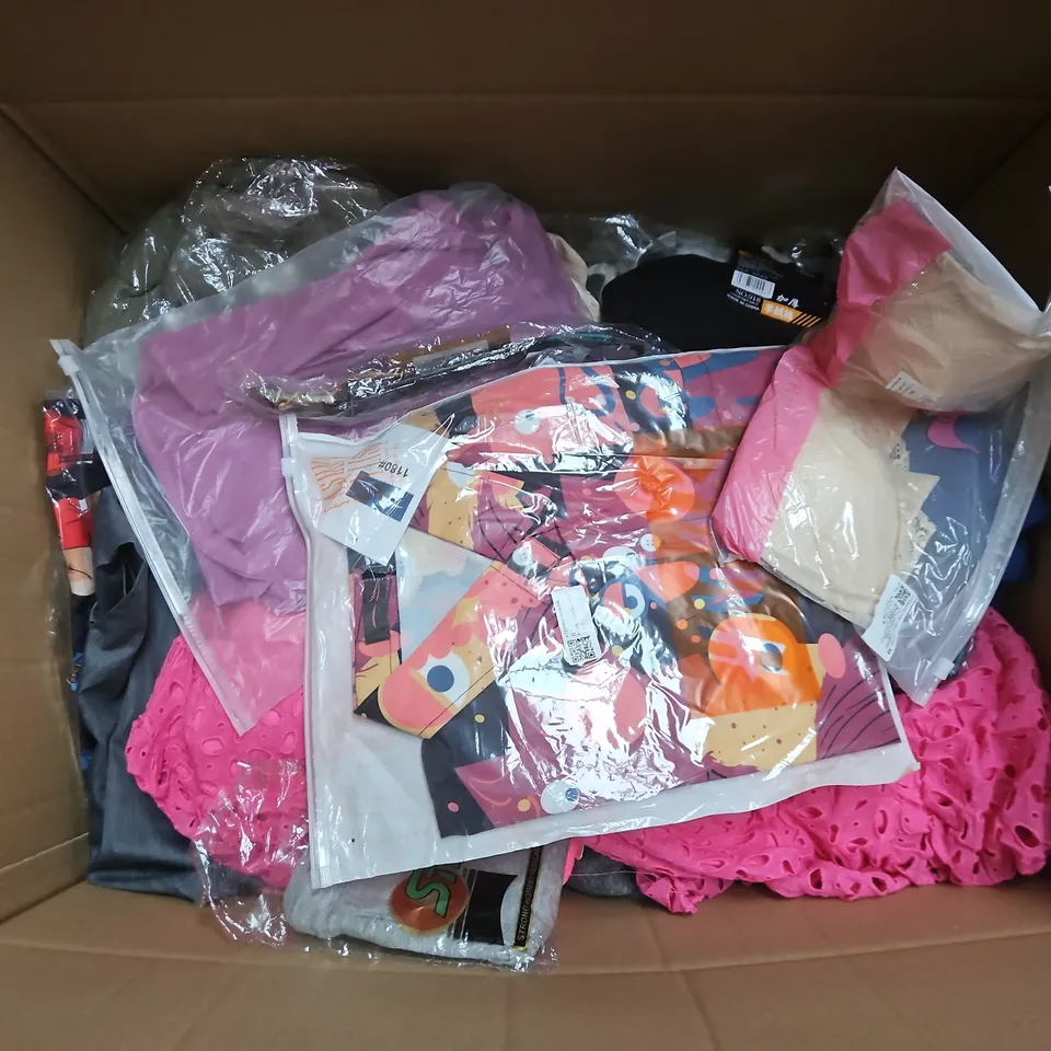 APPROXIMATELY 25 ASSORTED CLOTHING AND FASHION PRODUCTS IN VARIOUS STYLES AND SIZES - COLLECTION ONLY