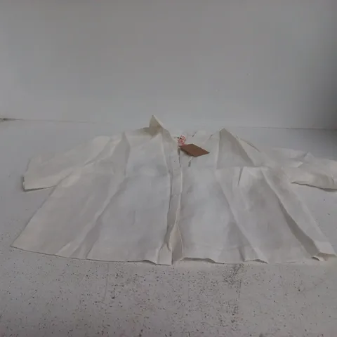 UK 12 BODEN WHITE SHIRT (US 8)