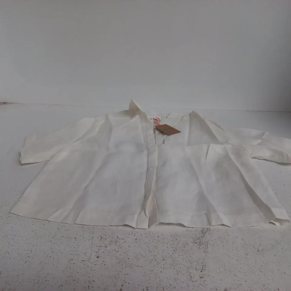 UK 12 BODEN WHITE SHIRT (US 8)