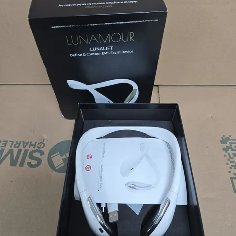 LUNAMOUR LUNALIFT EMS FACIAL DEVICE – BOXED