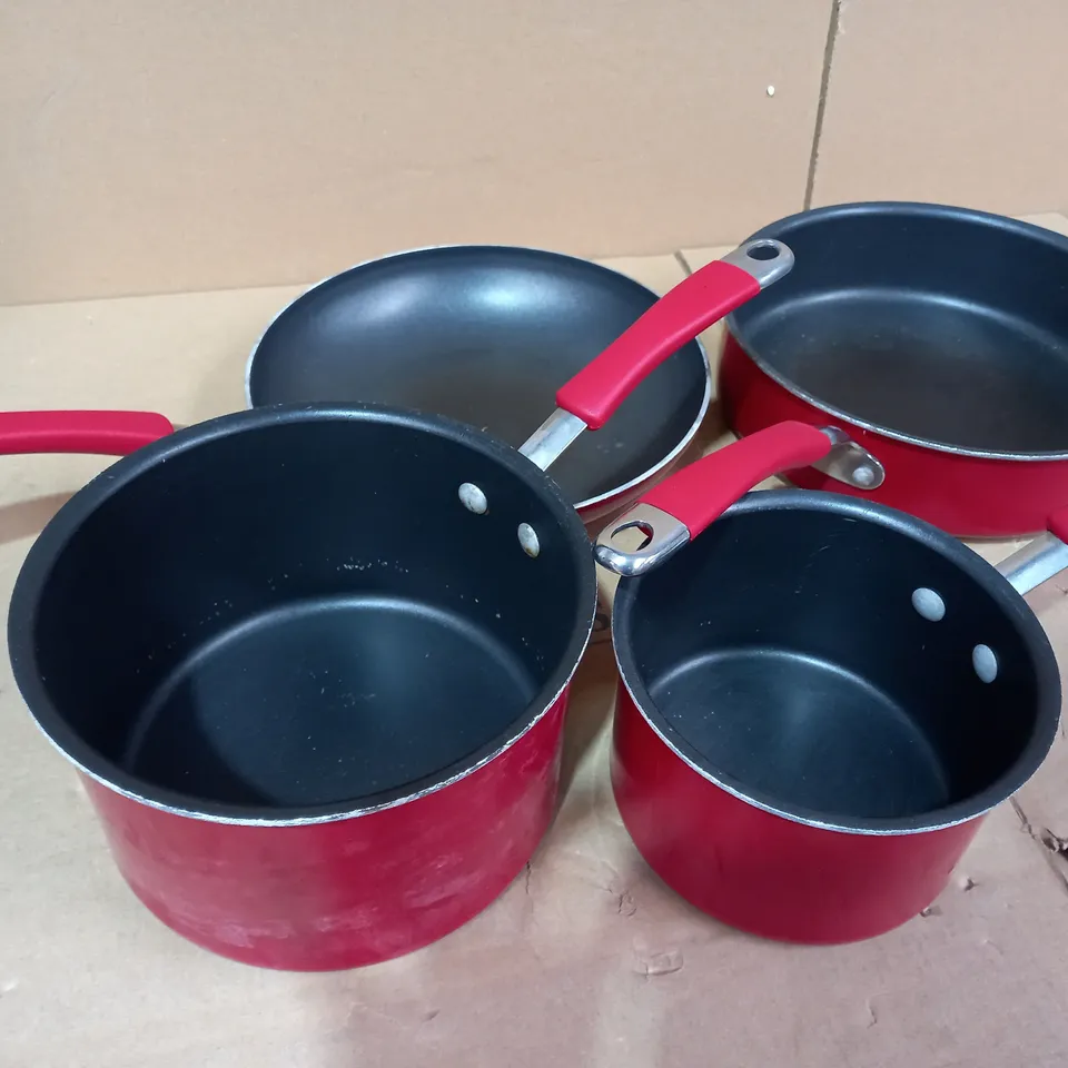 COOK'S ESSENTIALS NON-STICK METALLIC COOKWARE SET