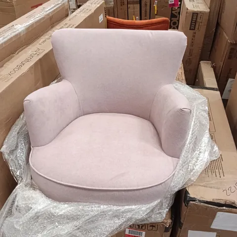 VIOLET TUB-STYLE ACCENT CHAIR - PINK 