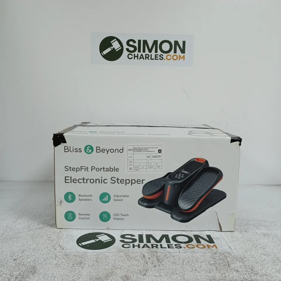 BLISS & BEYOND STEPFIT PORTABLE ELECTRONIC STEPPER