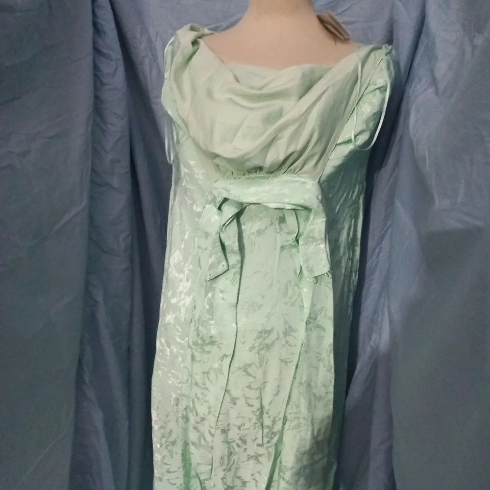 NOBODYS CHILD WOMEN'S GREEN MAXI DRESS, UK 16