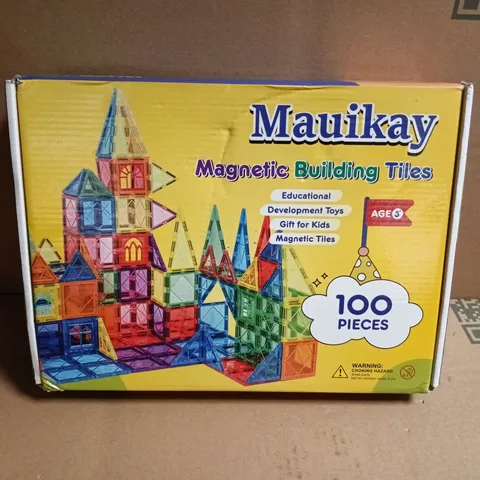 MAUIKAY MAGNETIC BUILDING TILES – 100 PIECES