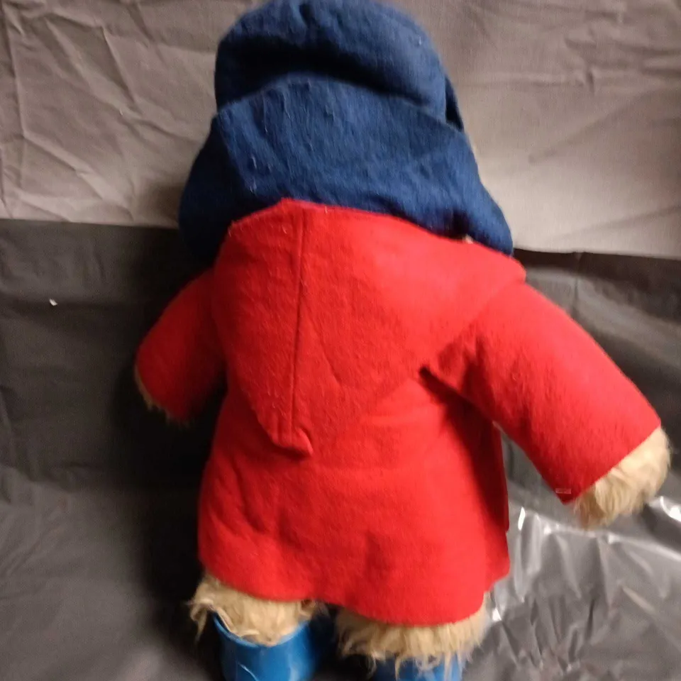 PADDINGTON BEAR PLUSH TOY IN RED COAT & BLUE HAT – WITH TAG