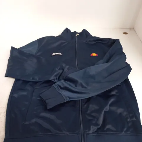 ELLESSE MENβS NAVY ZIP-UP JACKET β SIZE M