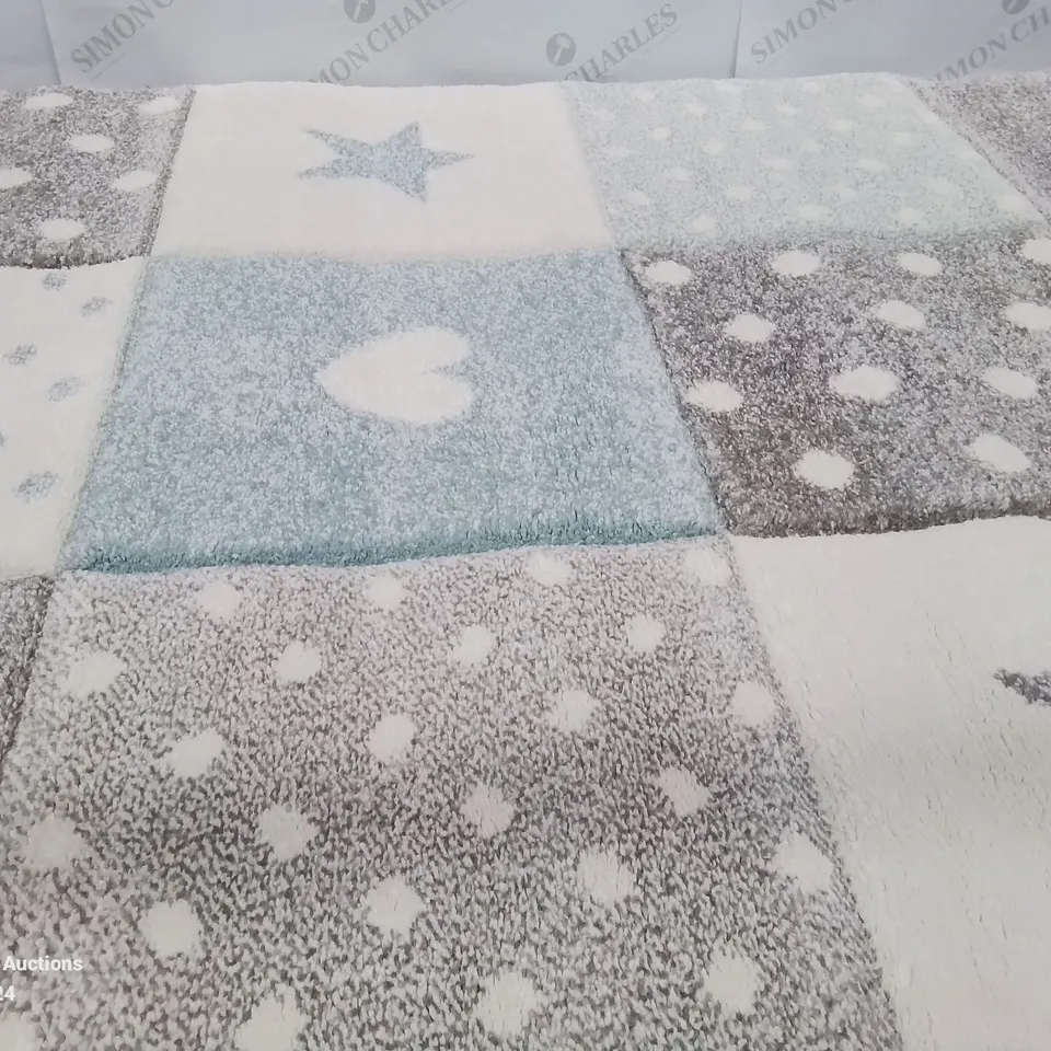 BRAND NEW PACO HOME 339 COSMO 80X150CM BLUE RUG