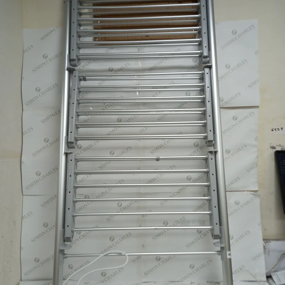 OUTLET ORGANISED OPTIONS 3 TIER HEATED AIRER WITH 21M DRYING SPACE - COLLECTION ONLY