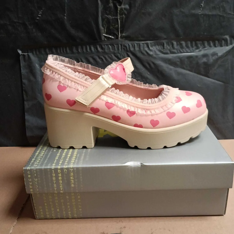 KOI MELANIE SWEETHEART MARY JANE SHOES PINK SIZE 7