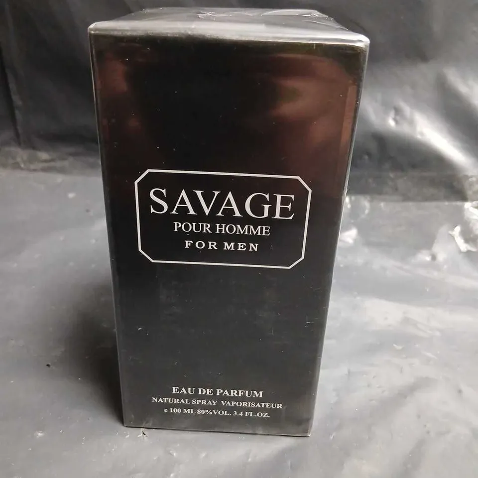 BOXED AND SEALED EBC COLLECTION SAVAGE POUR HOMME FOR MEN EAU DE PARFUM 100ML