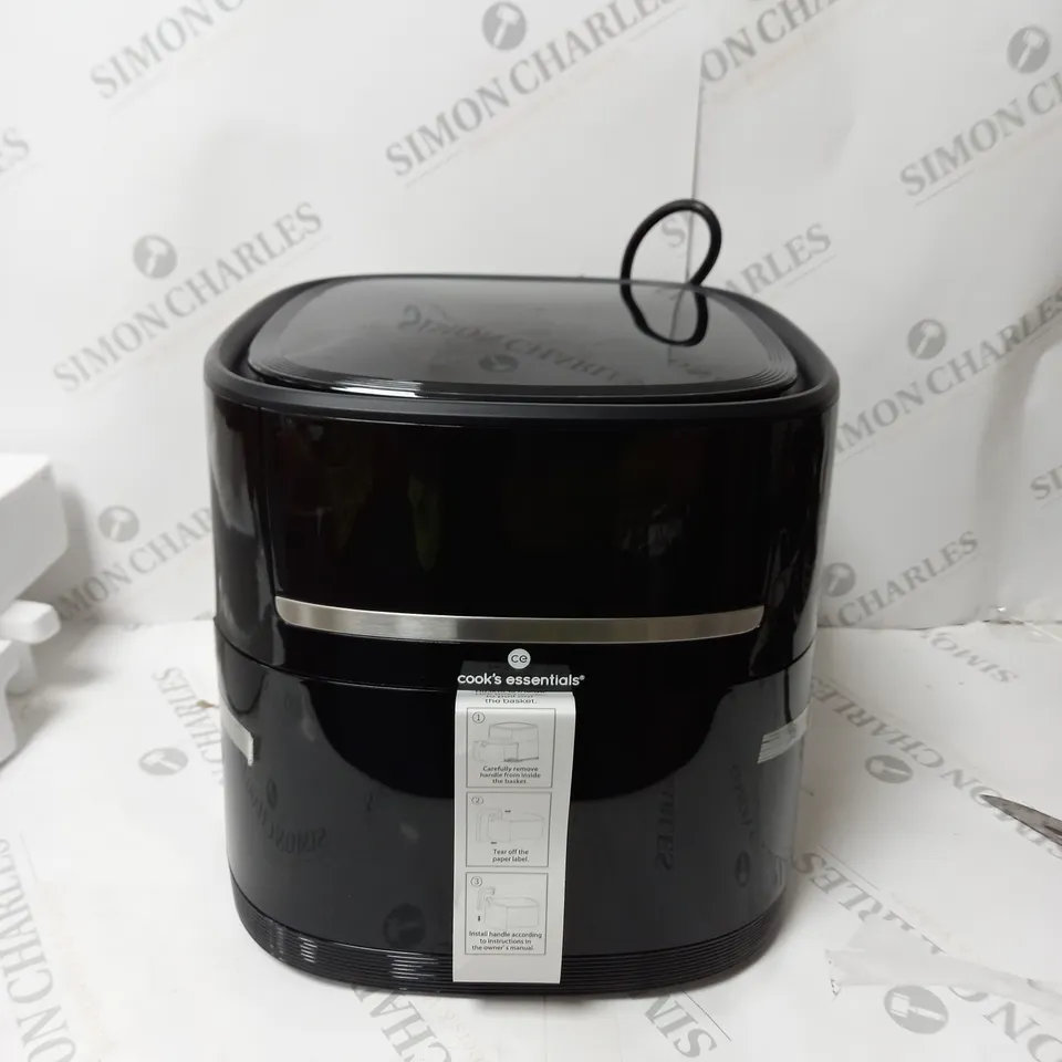 BOXED COOK'S ESSENTIALS 4L AIR FRYER BLACK