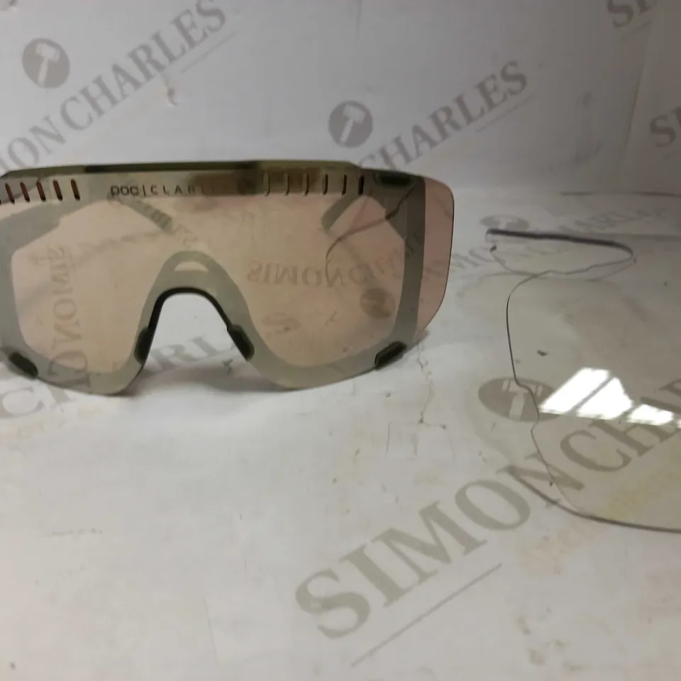 POC DEVOUR EPIDOTE GREEN TRANSLUCENT GOGGLES/SUNGLASSES