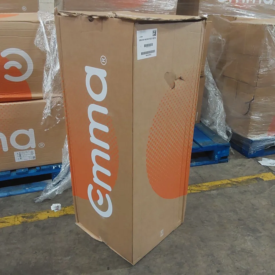 BOXED AND ROLLED EMMA ONE HARD MATTRESS - 150 x 190cm