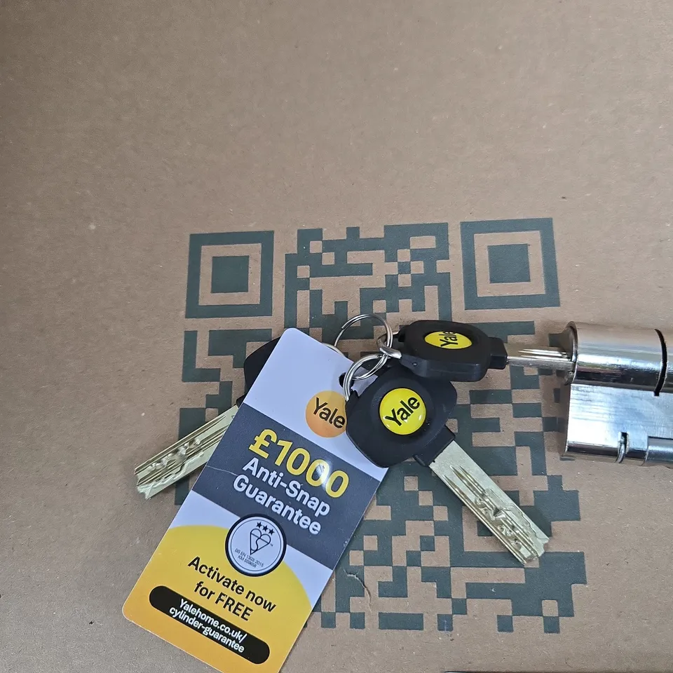 YALE PLATINUM 3-STAR EURO PROFILE CYLINDER WITH 2 KEYS