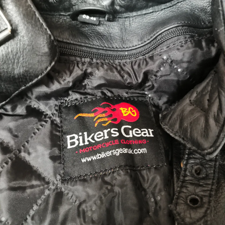 UK 44 (XXL) BIKERS GEAR LEATHER MOTORCYCLE JACKET