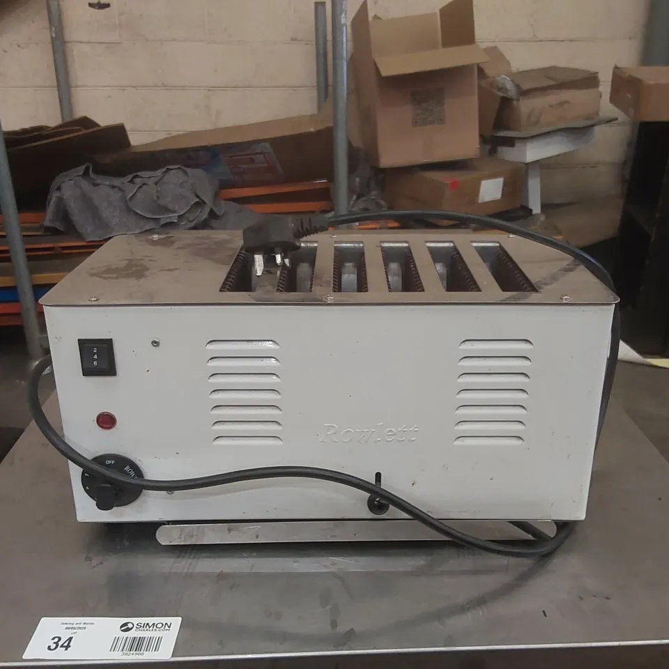 ROWLETT COMMERCIAL 6 SLICE TOASTER