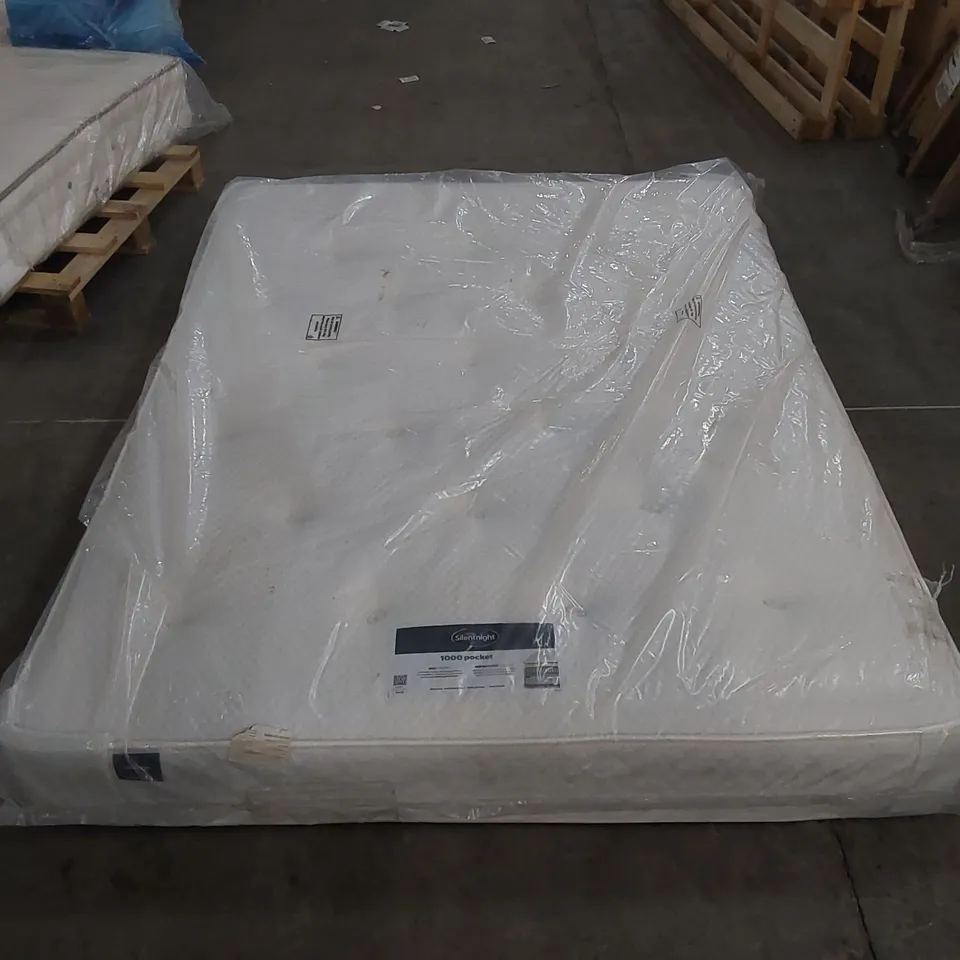 QUALITY BAGGED DESIGNER KING SIZE 150CM SILENTNIGHT MIA 1000 POCKET ORTHO FIRM MATTRESS RRP £699