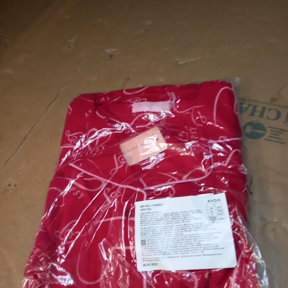 LIPSY LONDON HEART JERSEY PJ SET SIZE 8-10