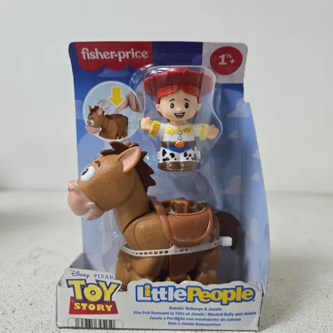 FISHER-PRICE LITTLE PEOPLE TOY STORY BOBBIN' BULLSEYE & JESSIE (BOXED)