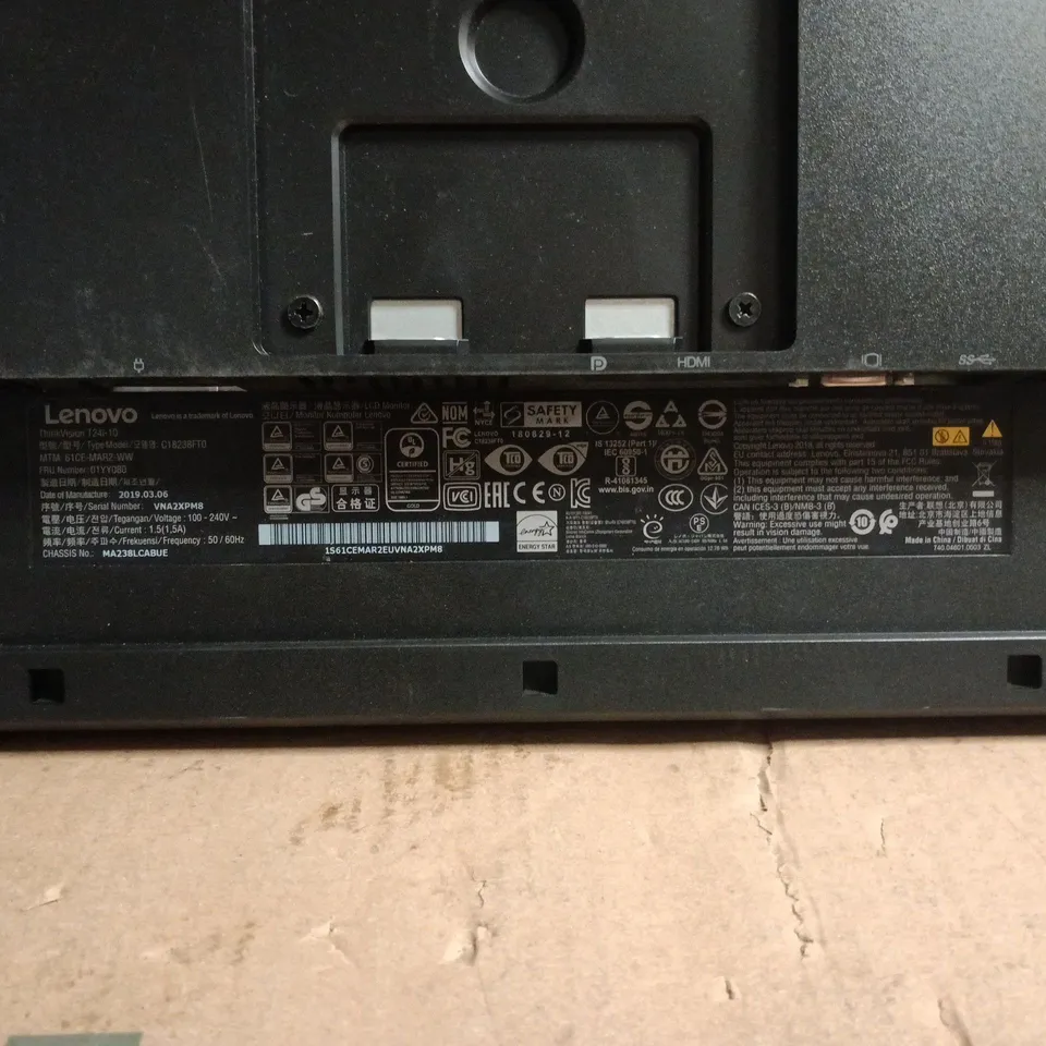 LENOVO THINKVISION T24I-10 MONITOR