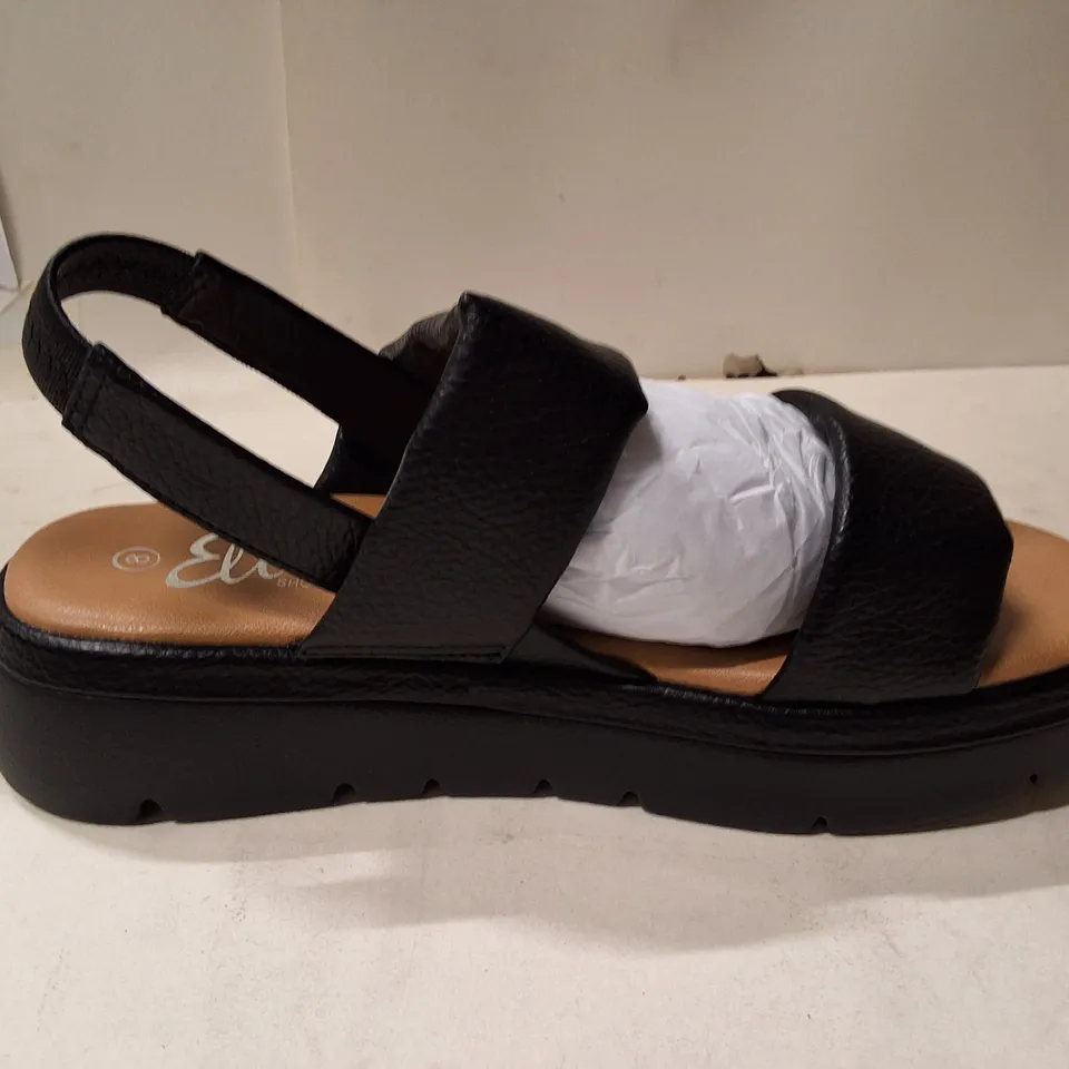 ELLA SADIE SANDALS – BLACK, UK 8