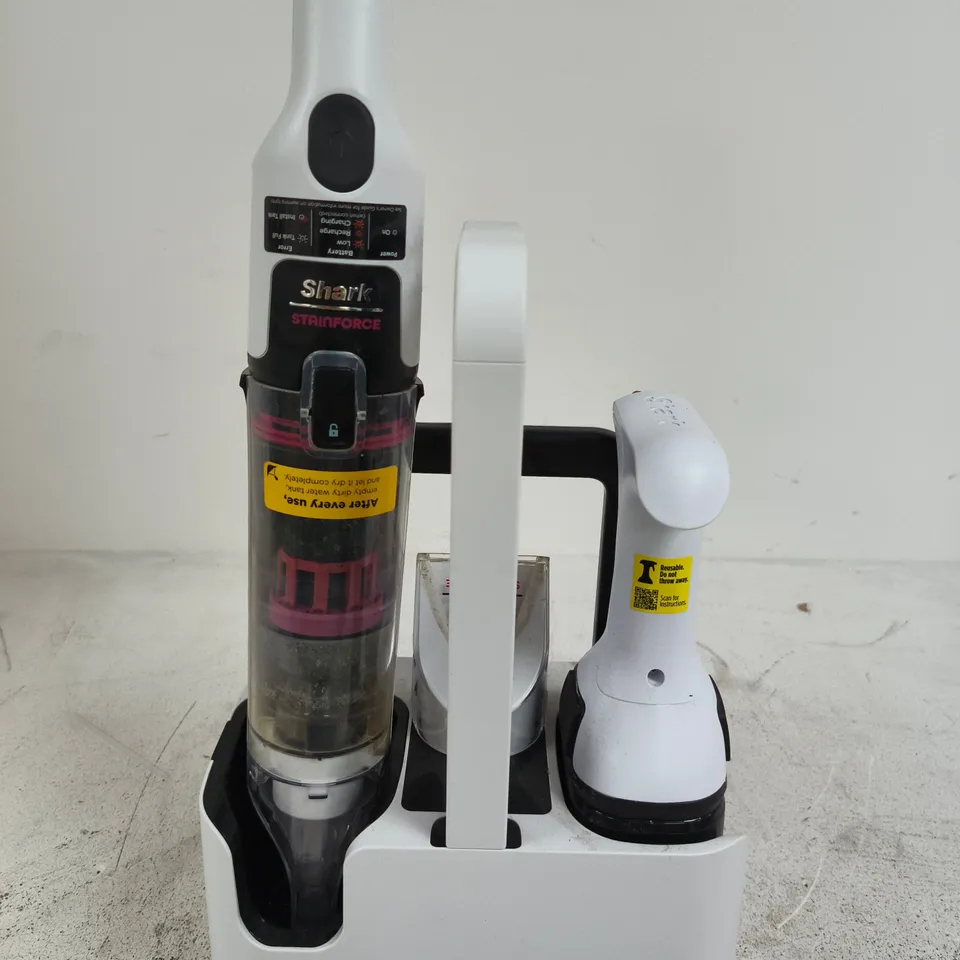 SHARK VACUUM CLEANER WITH DOCKING STATION – STAINFORCE 