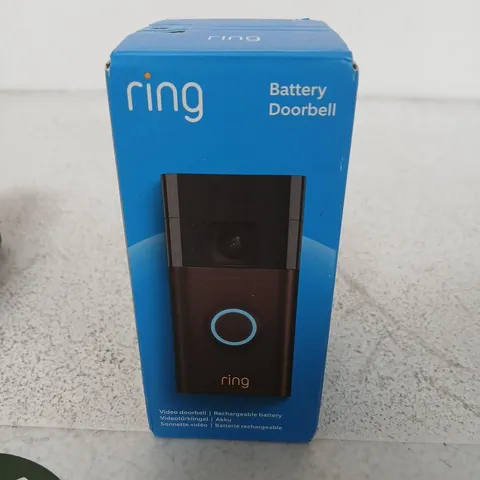 RING BATTERY DOORBELL – BOXED