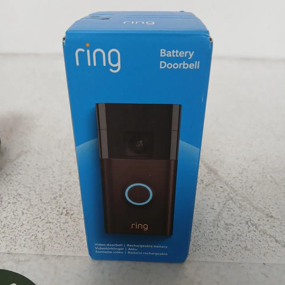 RING BATTERY DOORBELL – BOXED