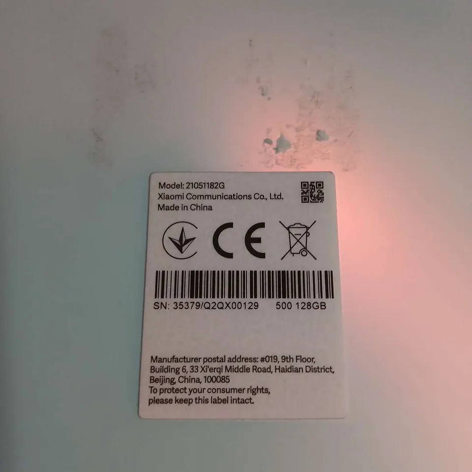 XIAOMI TABLET – BLUE, 128GB (MODEL 21051182G)