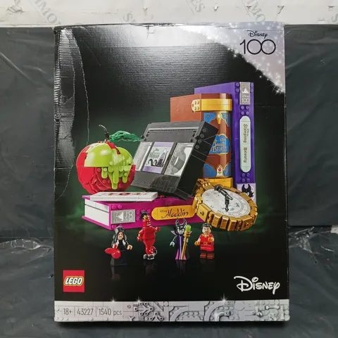 BOXED LEGO DISNEY VILLAIN ICONS SET FOR ADULTS 43227