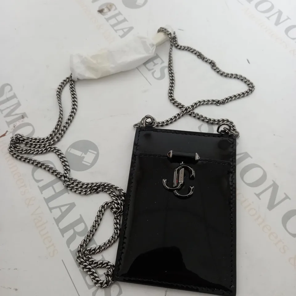 BOXED JIMMY CHOO CARD HOLDER IN BLACK