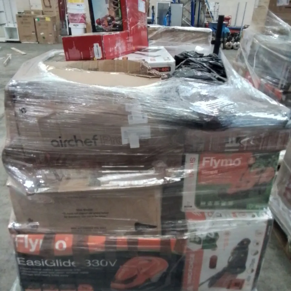 PALLET OF APPROXIMATELY 13 UNPROCESSED RAW RETURN HOUSEHOLD AND ELECTRICAL GOODS TO INCLUDE;
