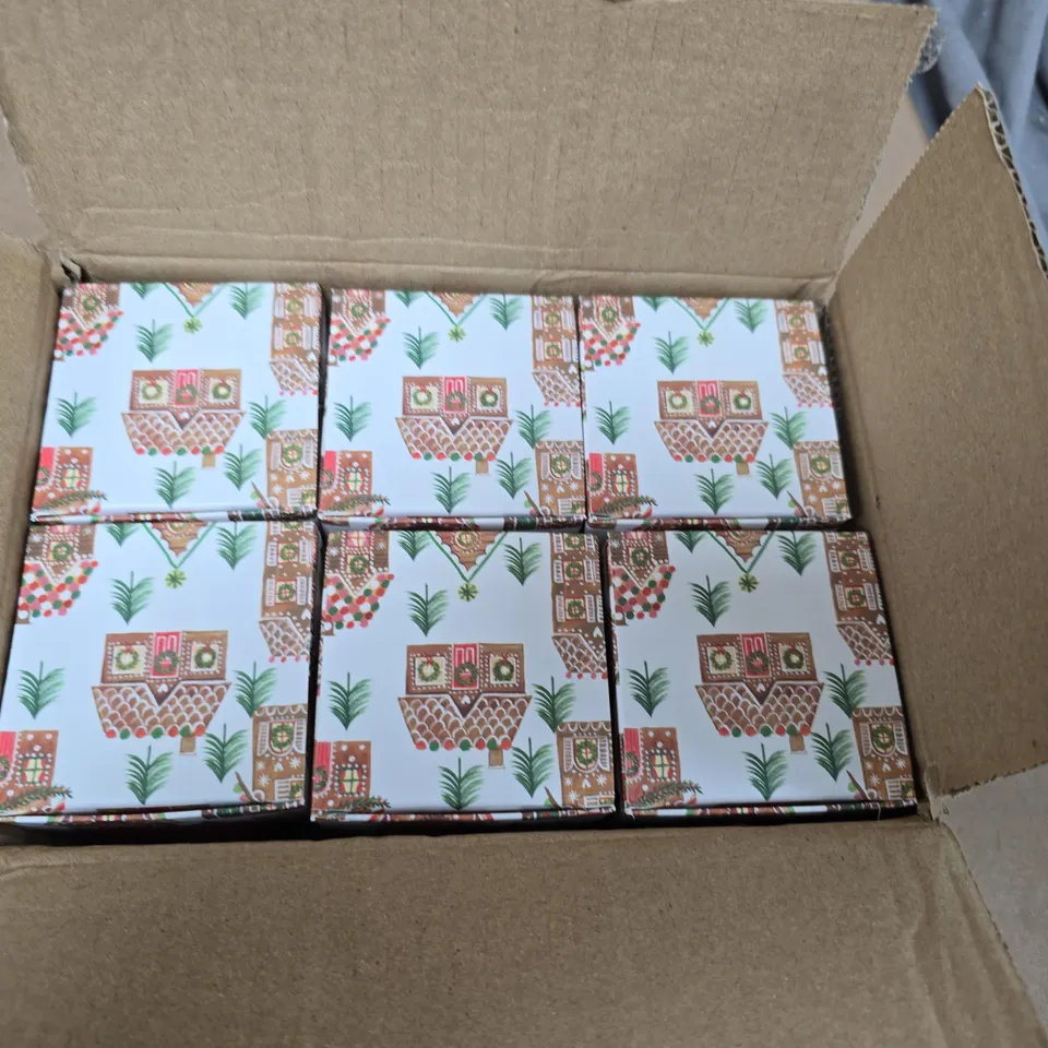 BOX OF 6 GISELA GRAHAM GINGERBREAD SCENTED CANDLES