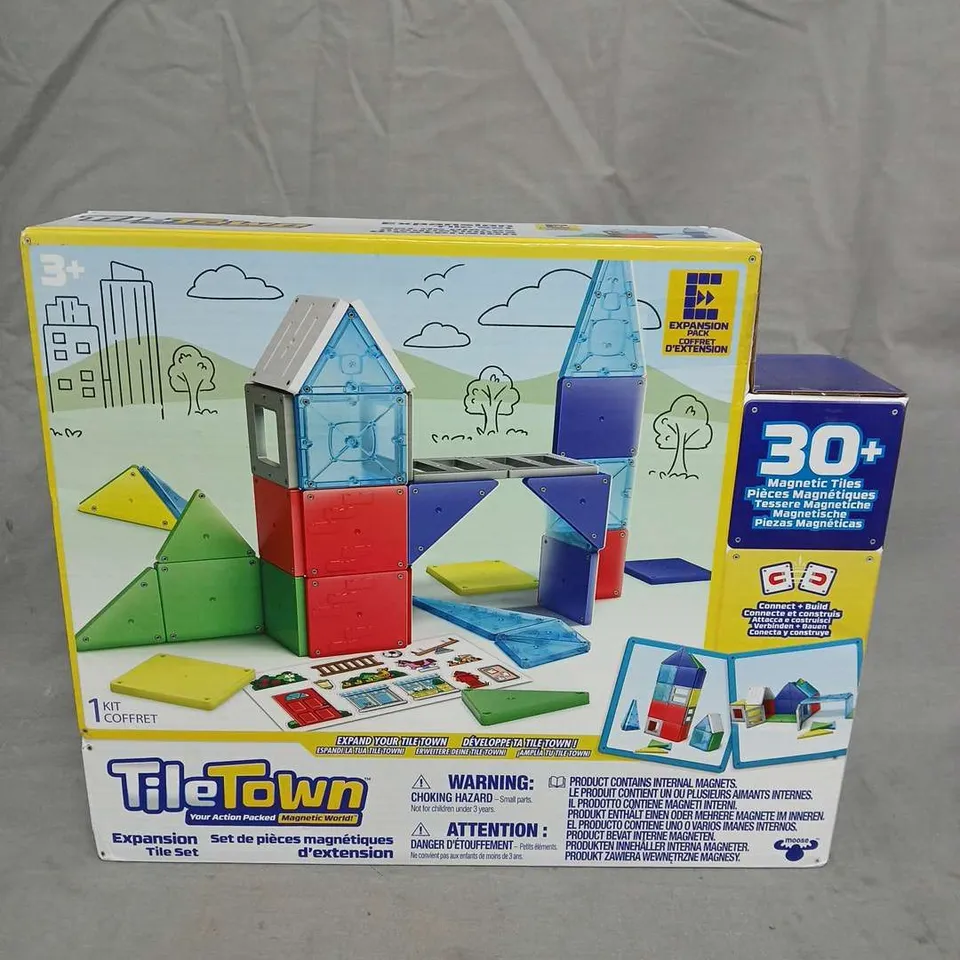 TILE TOWN EXPANSION PACK MAGNETIC TILES PLAYSET