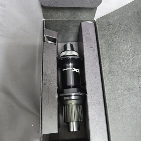 SHIMANO DEORE DX BICYCLE HUB COMPONENT – BOXED, BLACK CYLINDRICAL PART