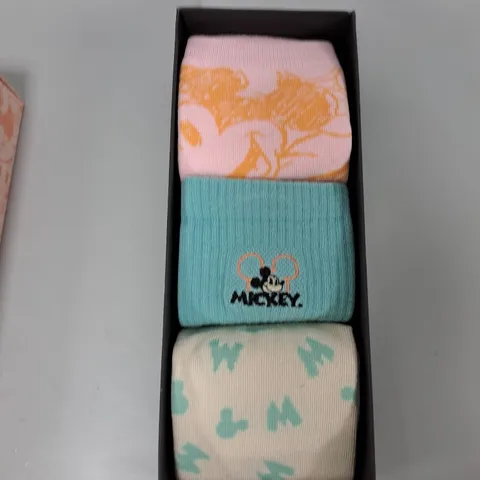 DISNEY BOX OF SOCKS 3X