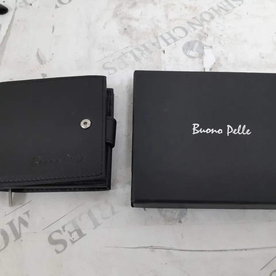 BUONA PELLE BLACK WALLET - BOXED 