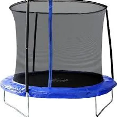 BOXED SPORTSPOWER 8FT BOUNCE PRO TRAMPOLINE BLUE 