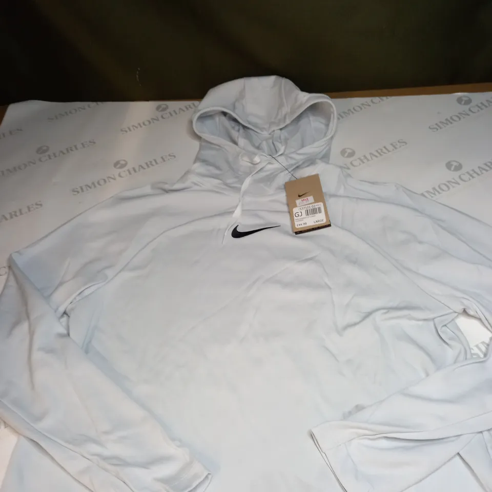 NIKE LOGO HOODED SHIRT SIZE L