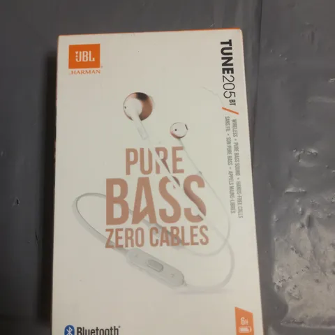 BOXED JBL TUNE 205 BT WIRELESS EARPHONES