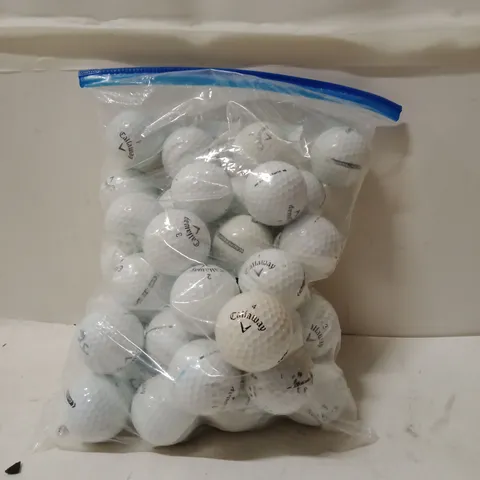 BAG TO CONTAIN APPROXIMATELY 30 CALLWAY GOLF BALLS