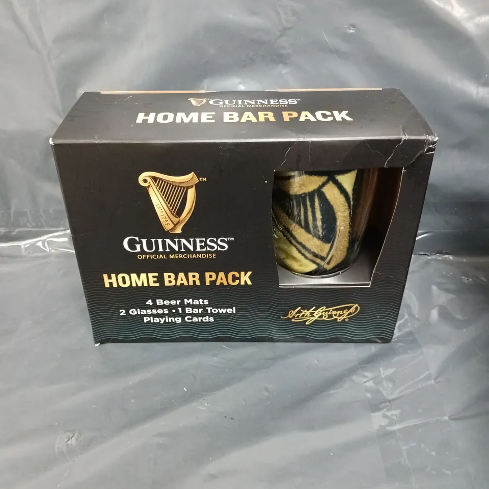 BOXED GUINNESS HOME BAR PACK 