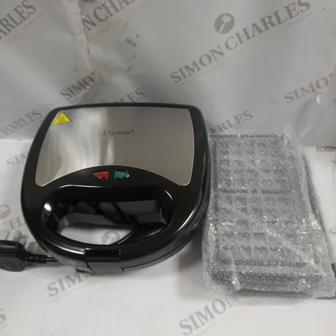 BOXED CRYSTALS 750W SANDWICH & WAFFLE MAKER